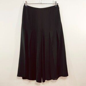 New Reiss Zodiac Pleated Skirt Culottes Black 4, S $245